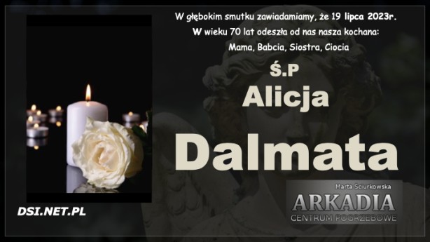 Ś.P. Alicja Dalmata