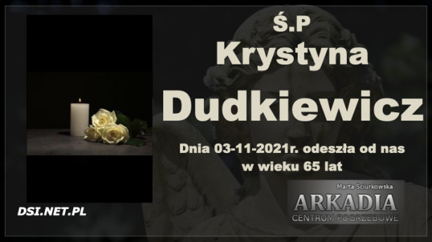 Ś.P. Krystyna Dudkiewicz