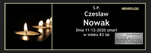 Ś.P. Czesław Nowak