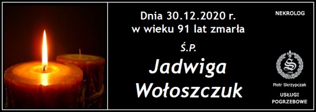 Ś.P. Jadwiga Wołoszczuk