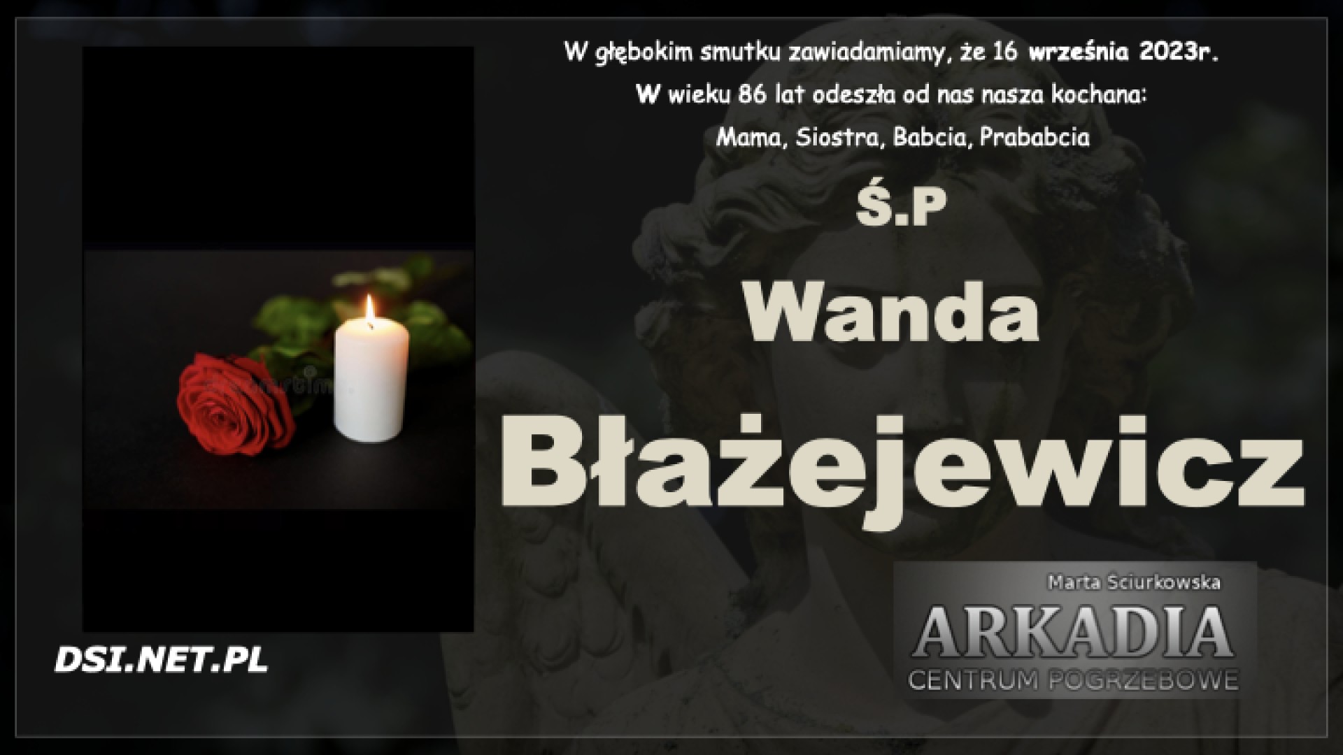 Ś.P. Wanda Błażejewicz