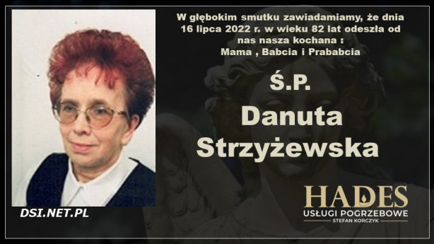 Ś.P. Danuta Strzyżewska