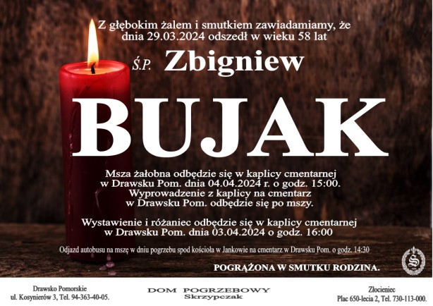 Ś. P. Zbigniew Bujak