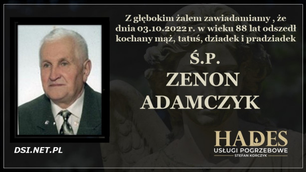 Ś.P. Zenon Adamczyk