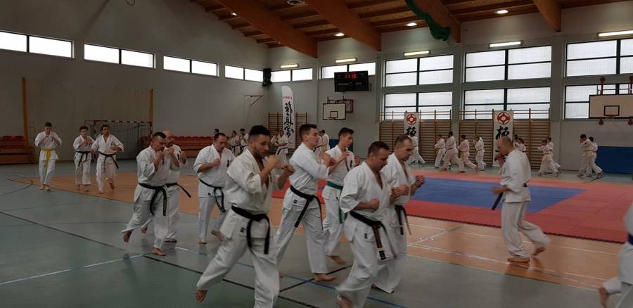 Kadrowicze MUKS OYAMA uczestniczą w Zgrupowaniu Zachodniopomorskiego Okręgowego Związku Karate.