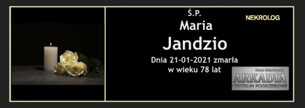 Ś.P. Maria Jandzio