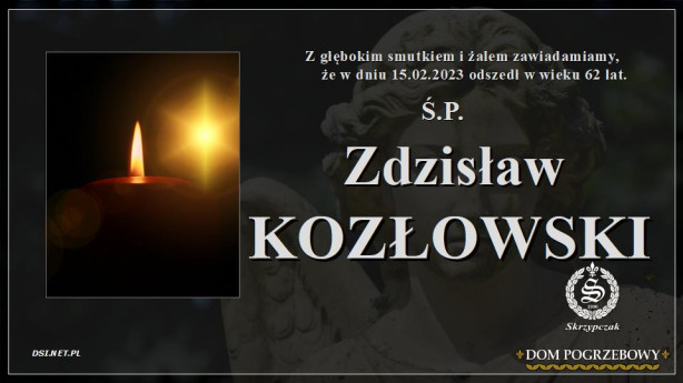 Ś.P. Zdzisław Kozłowski