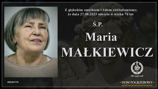 Ś.P. Maria Małkiewicz