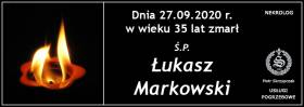 Ś.P. Łukasz Markowski