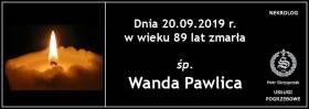 Ś.P. Wanda Pawica
