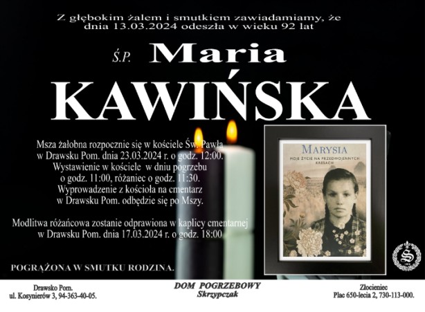 Ś. P. Maria Kawińska