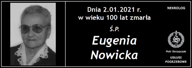 Ś.P. Eugenia Nowicka