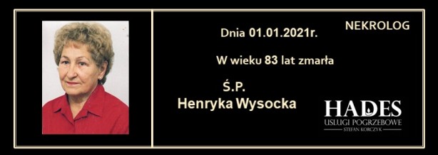 Ś.P. Henryka Wysocka