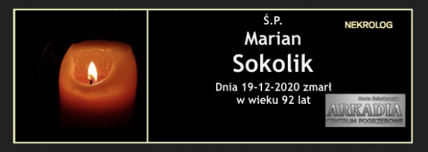 Ś.P. Marian Sokolik