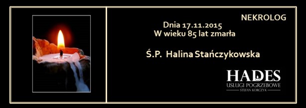 Ś.P. Halina Stańczykowska