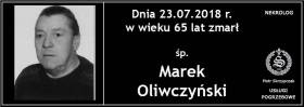 ś.p. Marek Oliwczyński