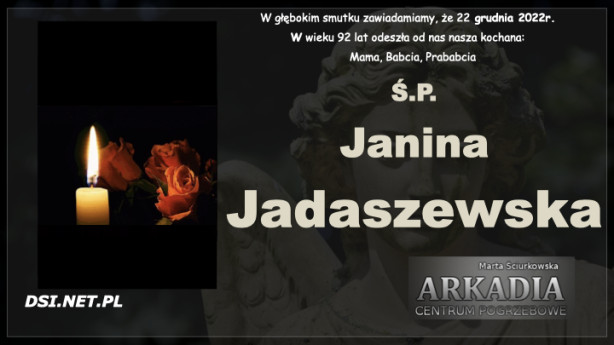 Ś.P. Janina Jadaszewska