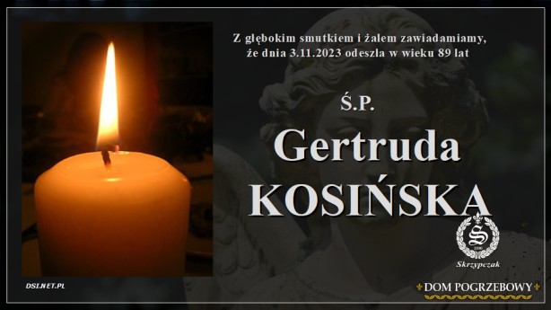 Ś.P. Gertruda Kosińska