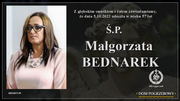Ś.P. Małgorzata Bednarek