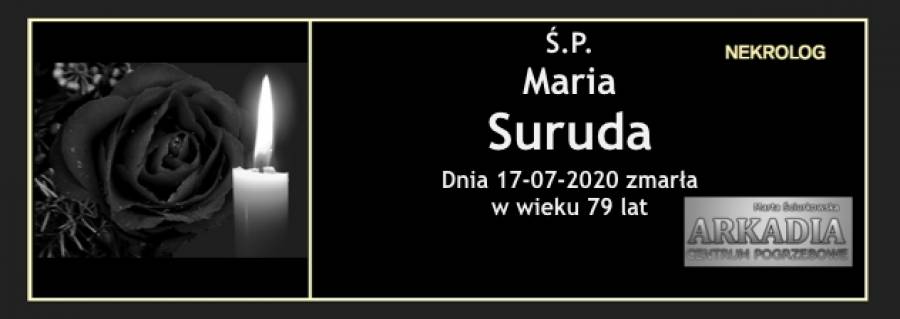 Ś.P. Maria Suruda