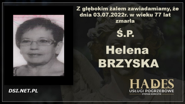 Ś.P. Helena Brzyska