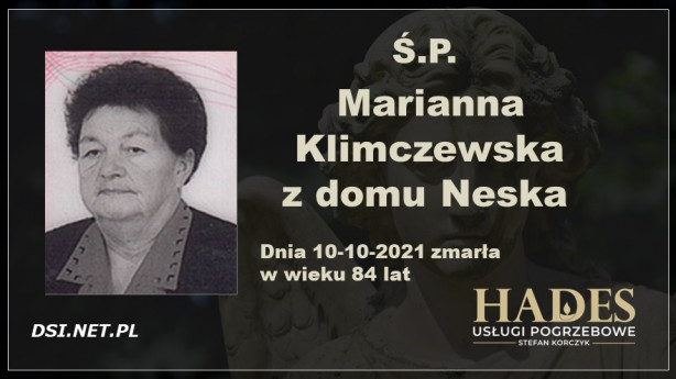 Ś.P. Marianna Klimczewska