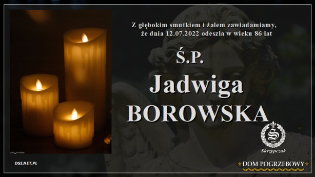 Ś.P. Jadwiga Borowska