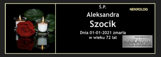 Ś.P. Aleksandra Szocik