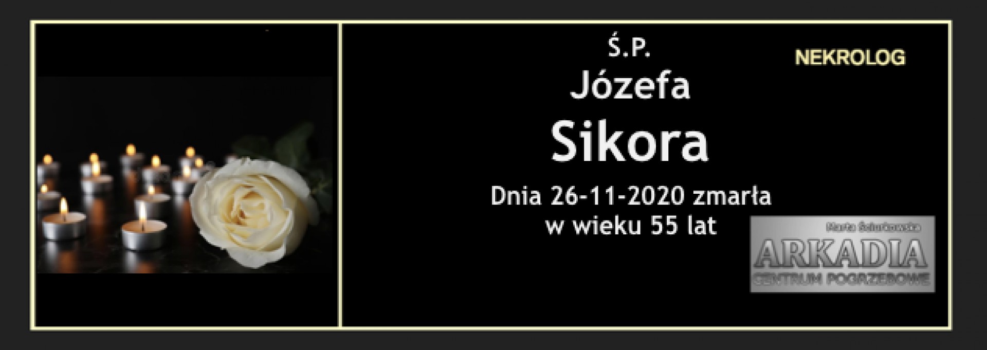 Ś.P. Józefa Sikora