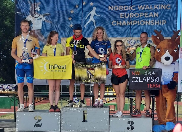 Nordic Walking European Championship - Paweł Połubiak na podium w Warszawie