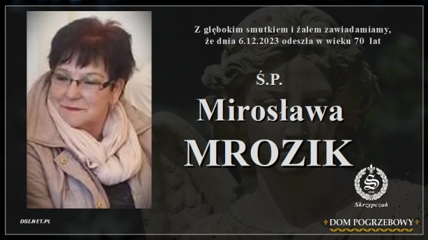 Ś.P. Mirosława Mrozik